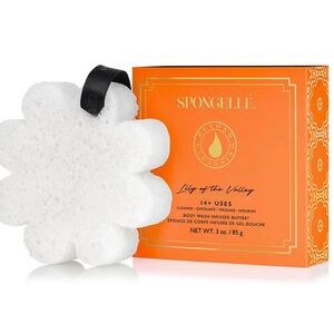 Spongelle lily of the valley body wash infused buffer